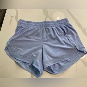 Athleta Mesh Racer Run 4” Short - Blue, Small